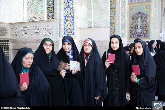 گزارش تصویری انتخابات ریاست جمهوری و شورای شهر مشهد عکاس نیما نجف زاده شهرآرا
