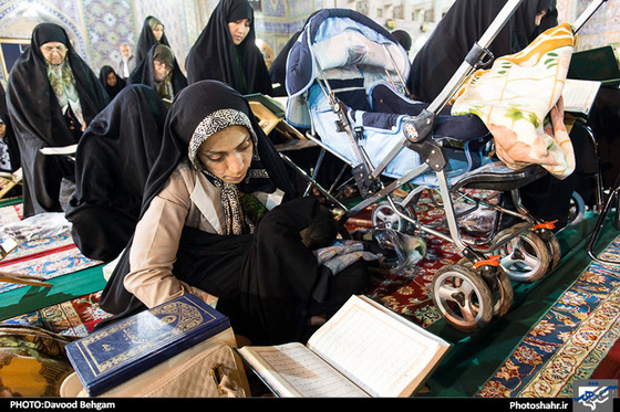 گزارش تصویری | ترتیل خوانی سحرگاهی قرآن کریم در حرم مطهر رضوی | عکاس: داوود بهگام /شهرآرا