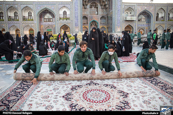 گزارش تصویری | ترتیل خوانی سحرگاهی قرآن کریم در حرم مطهر رضوی | عکاس: داوود بهگام /شهرآرا