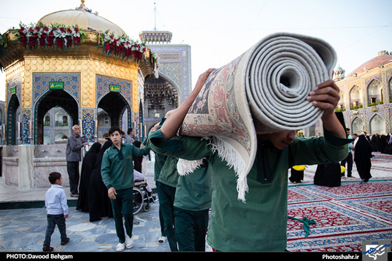 گزارش تصویری | ترتیل خوانی سحرگاهی قرآن کریم در حرم مطهر رضوی | عکاس: داوود بهگام /شهرآرا