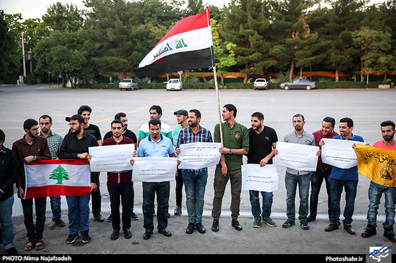 گزارش تصویری | تجمع دانشجویان خارجی دانشگاه فردوسی در محکومیت حادثه تروریستی تهران | عکاس :نیما نجف زاده /شهرآرا