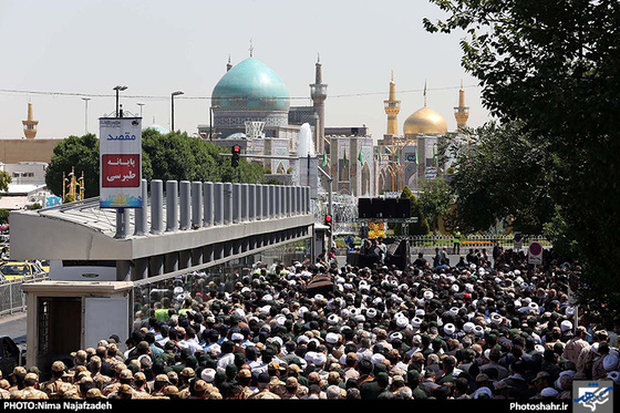 گزارش تصویری : مراسم تشییع پیکر همسر حجت‌الاسلام علم‌الهدی / عکاس : نیما نجف زاده /شهرآرا