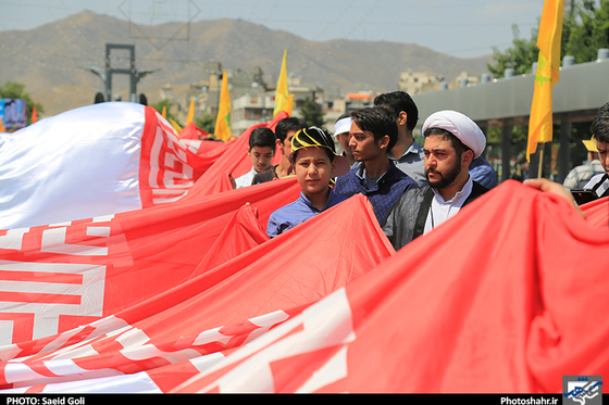 گزارش تصویری | راهپیمایی روز جهانی قدس در مشهد / عکاس: سعید گلی /شهرآرا