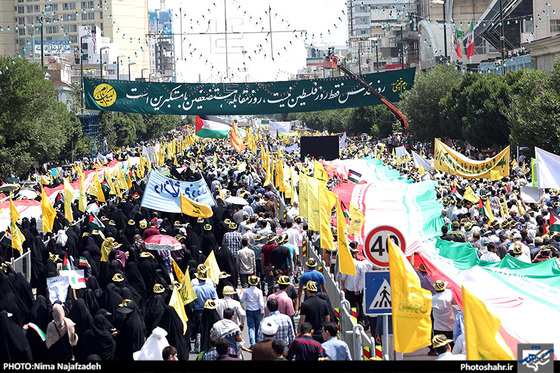 گزارش تصویری | راهپیمایی روز جهانی قدس در مشهد / عکاس: نیما نجف زاده /شهرآرا