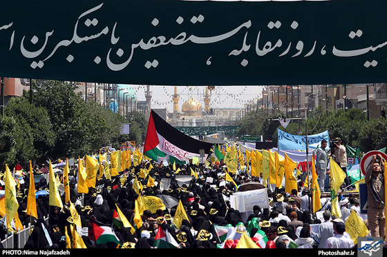 گزارش تصویری | راهپیمایی روز جهانی قدس در مشهد / عکاس: نیما نجف زاده /شهرآرا