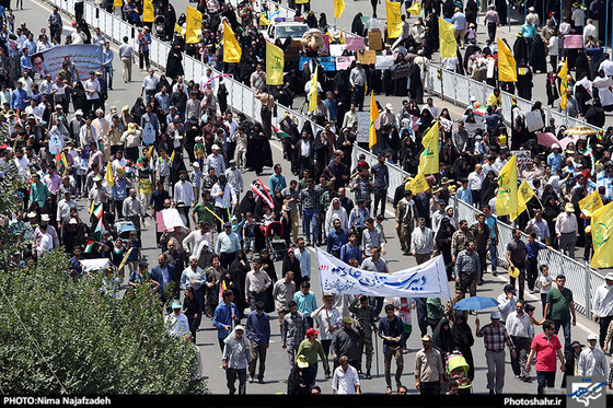 گزارش تصویری | راهپیمایی روز جهانی قدس در مشهد / عکاس: نیما نجف زاده /شهرآرا