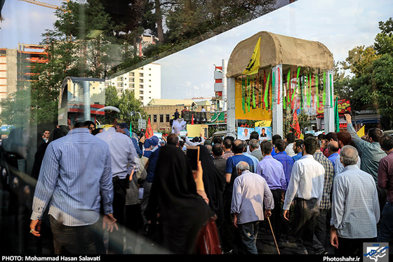 گزارش تصویری| تشییع پیکر چهار شهید مدافع حرم حضرت زینب (س) در مشهد | عکس: محمد حسن صلواتی /شهرآرا