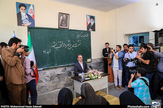 گزارش تصویری| نشست خبری قاسم تقی زاده خامسی شهردار منتخب مشهد / عکس : محمد حسن صلواتی/ شهرآرا
