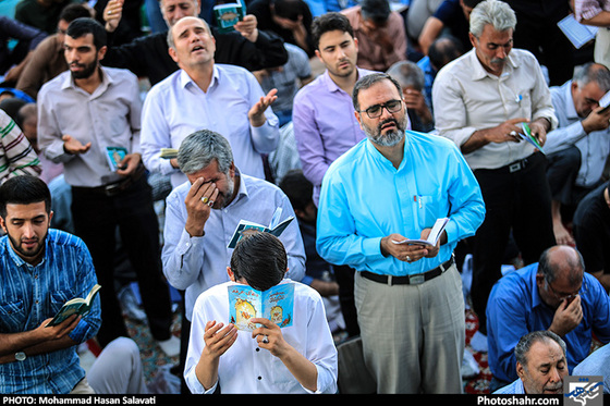 گزارش تصویری /مراسم پرفیض دعای عرفه در حرم رضوی / عکس: محمد حسن صلواتی/ شهرآرا
