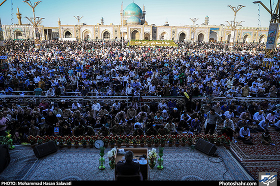 گزارش تصویری /مراسم پرفیض دعای عرفه در حرم رضوی / عکس: محمد حسن صلواتی/ شهرآرا