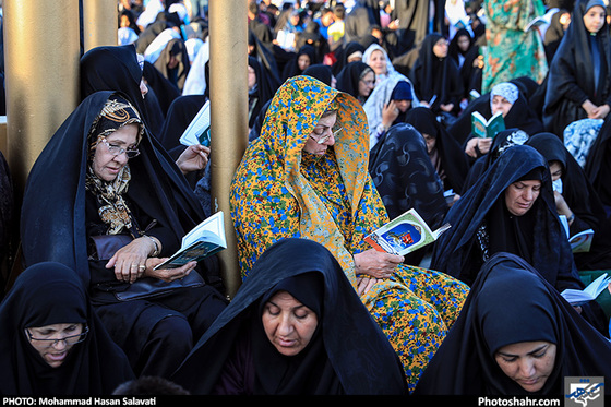 گزارش تصویری /مراسم پرفیض دعای عرفه در حرم رضوی / عکس: محمد حسن صلواتی/ شهرآرا