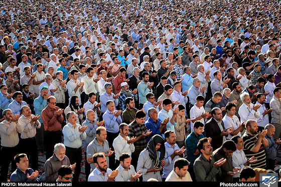 گزارش تصویری | نماز عید سعید قربان در حرم مطهر رضوی  | عکس: محمد حسن صلواتی /شهرآرا