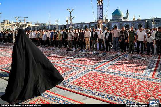 گزارش تصویری | نماز عید سعید قربان در حرم مطهر رضوی  | عکس: محمد حسن صلواتی /شهرآرا