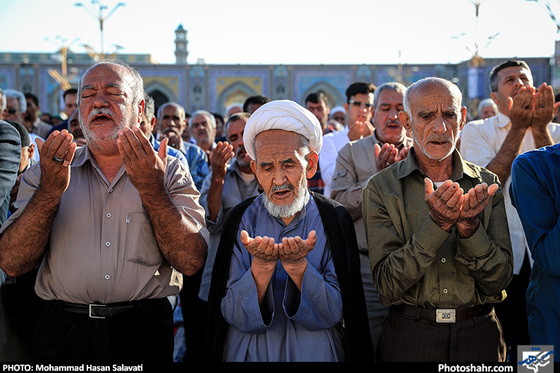 گزارش تصویری | نماز عید سعید قربان در حرم مطهر رضوی  | عکس: محمد حسن صلواتی /شهرآرا