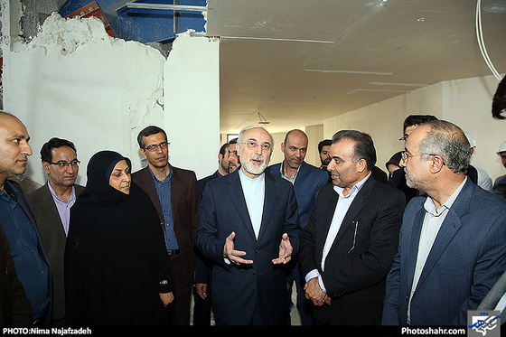 گزارش تصویری : بازدید علی اکبر صالحی و رئیس شورای شهر از دبیرستان انرژی اتمی مشهد / عکس:نیما نجف زاده/ شهرآرا