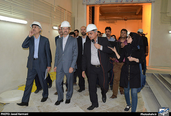 گزارش تصویری / بازدید سرپرست وزارت نیرو از پست برق GIS میدان شهدا / عکس : جواد کرمانی /شهرآرا