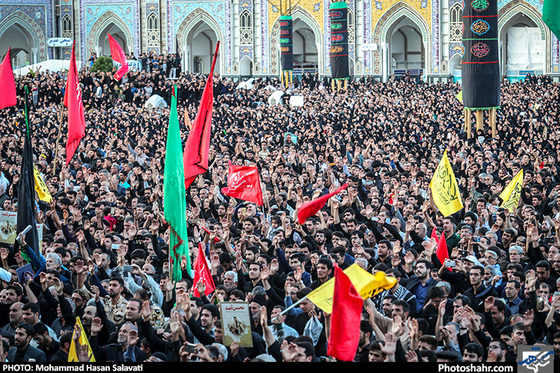 گزارش تصویری | مراسم وداع با پیکر شهید محسن حججی در حرم مطهر رضوی | عکس :محمد حسن صلواتی /شهرآرا