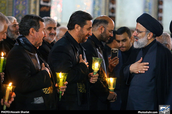 گزارش تصویری /آیین خطبه خوانی شب عاشورا در حرم مطهر رضوی /عکس : حسین شریعت/ شهرآرا