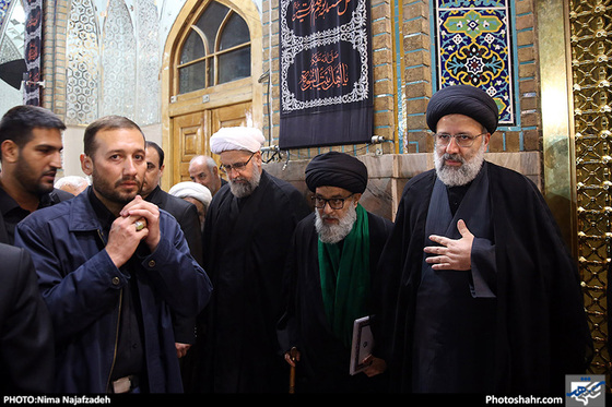 گزارش تصویری /آیین خطبه خوانی شب عاشورا در حرم مطهر رضوی /عکس : نیما نجف زاده/ شهرآرا