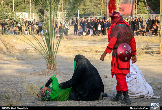 گزارش تصویری / مراسم خیمه سوزان عصر عاشورا در شهرک غرب /عکس : هادی مودب /شهرآرا