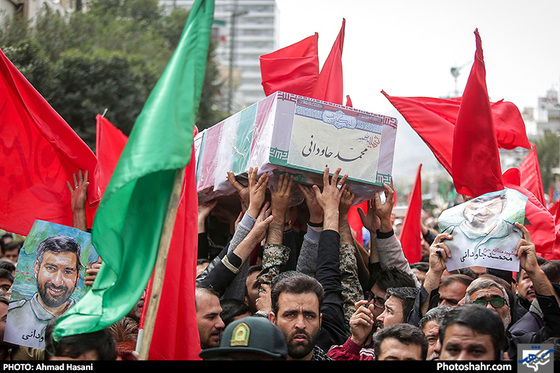 گزارش تصویری | تشییع پیکر مطهر شهید مدافع حرم محمد جاودانی | عکس : احمد حسنی/ شهرآرا