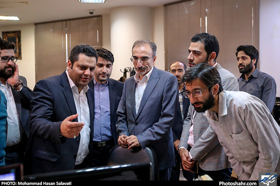 گزارش تصویری | بازدید قاسم تقی زاده خامسی شهردار مشهد از روزنامه شهرآرا | عکس:  محمد حسن صلواتی / شهرآرا