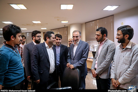 گزارش تصویری | بازدید قاسم تقی زاده خامسی شهردار مشهد از روزنامه شهرآرا | عکس:  محمد حسن صلواتی / شهرآرا