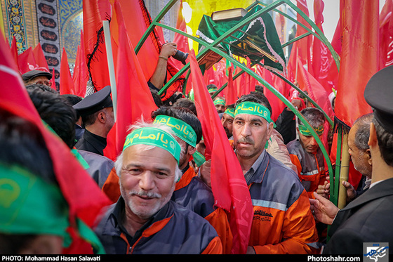 گزارش تصویری / آیین بدرقه خادمان و زائران اربعین حسینی / عکس : محمد حسن صلواتی /شهرآرا