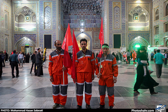 گزارش تصویری / آیین بدرقه خادمان و زائران اربعین حسینی / عکس : محمد حسن صلواتی /شهرآرا