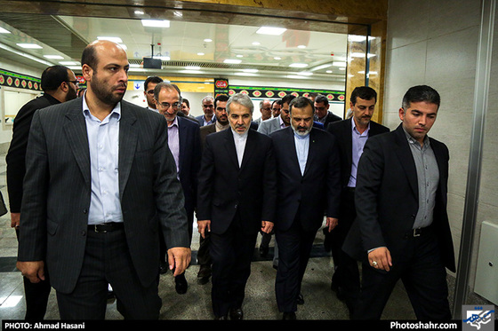 گزارش تصویری | بازدید نوبخت معاون رئیس جمهور از پروژه خط 2 قطارشهری مشهد / عکس : احمد حسنی /شهرآرا