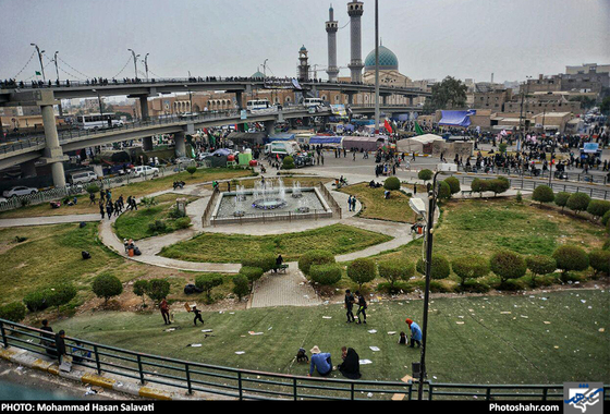 پیاده‌روی زائران اربعین حسینی/محمد حسن صلواتی/شهرآرا