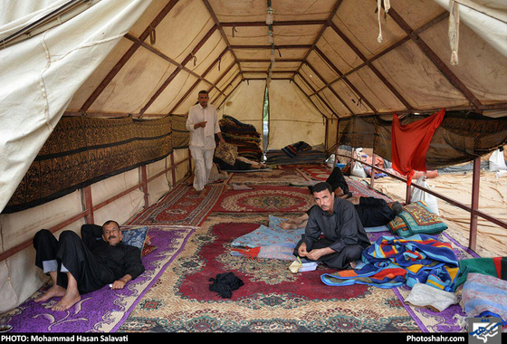 پیاده‌روی زائران اربعین حسینی / عکس:محمدحسن صلواتی / شهرآرا