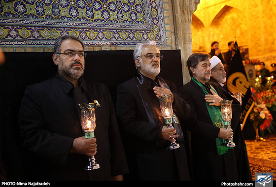 مراسم خطبه خوانی شب شهادت امام رضا (ع) / عکس: نیما نجف زاده / شهرآرا
