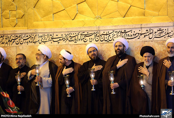 مراسم خطبه خوانی شب شهادت امام رضا (ع) / عکس: نیما نجف زاده / شهرآرا