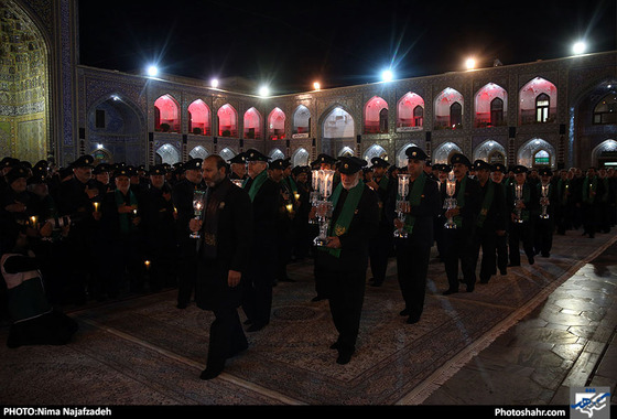 مراسم خطبه خوانی شب شهادت امام رضا (ع) / عکس: نیما نجف زاده / شهرآرا