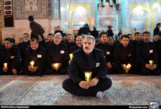 مراسم خطبه خوانی شب شهادت امام رضا (ع) / عکس: نیما نجف زاده / شهرآرا