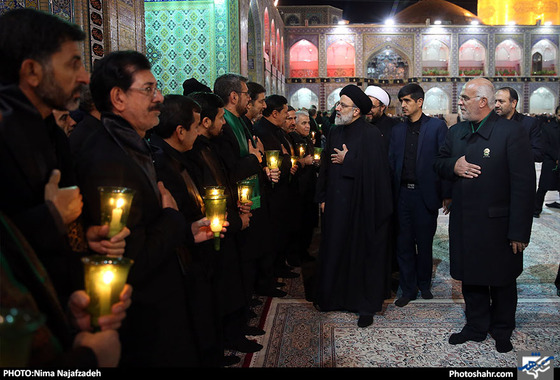 مراسم خطبه خوانی شب شهادت امام رضا (ع) / عکس: نیما نجف زاده / شهرآرا