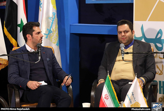 سخنرانی مدیرعامل موسسه شهرآرا در نوزدهمین نمایشگاه کتاب مشهد / عکس: نیما نجف زاده / شهرآرا