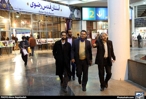 سخنرانی مدیرعامل موسسه شهرآرا در نوزدهمین نمایشگاه کتاب مشهد / عکس: نیما نجف زاده / شهرآرا