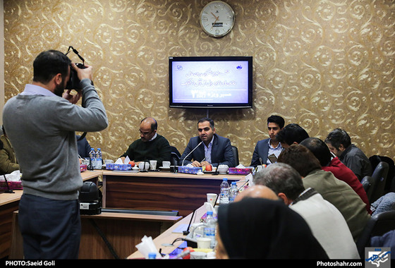 نشست خبری مشترک مدیران عامل سازمان های اتوبوسرانی و حمل ونقل و ترافیک /عکس: سعیدگلی / شهرآرا