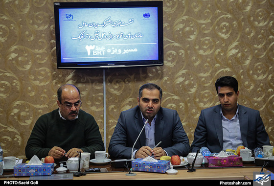 نشست خبری مشترک مدیران عامل سازمان های اتوبوسرانی و حمل ونقل و ترافیک /عکس: سعیدگلی / شهرآرا