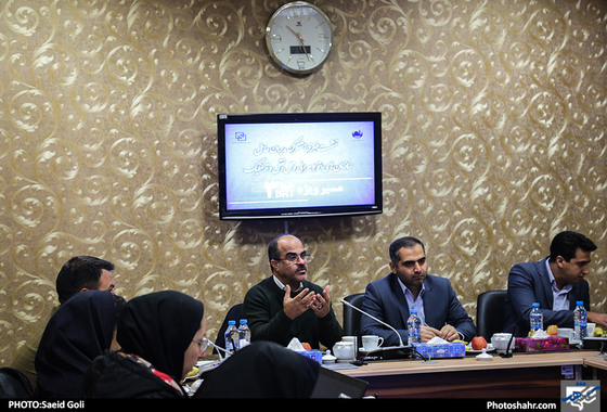 نشست خبری مشترک مدیران عامل سازمان های اتوبوسرانی و حمل ونقل و ترافیک /عکس: سعیدگلی / شهرآرا