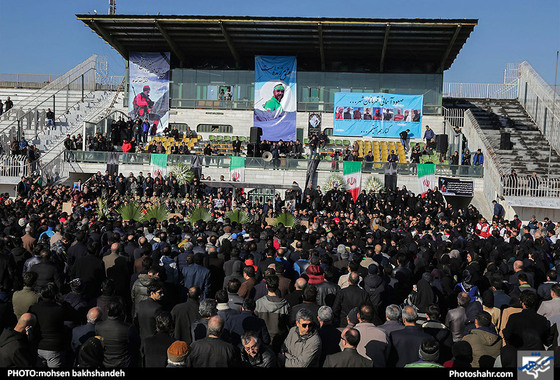تشییع کوهنوردان خراسانی جان باخته‌ در بهمن اشترانکوه / عکس:محسن بخشنده / شهرآرا