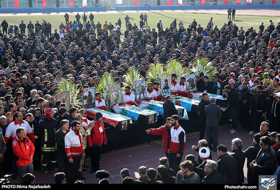 تشییع کوهنوردان خراسانی جان باخته‌ در بهمن اشترانکوه -2  / عکس:نیما نجف زاده / شهرآرا