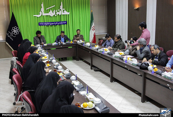  نشست خبری جشنواره هنر شهری مشهد با عنوان خانه بهار / عکس: محسن بخشنده / شهرآرا