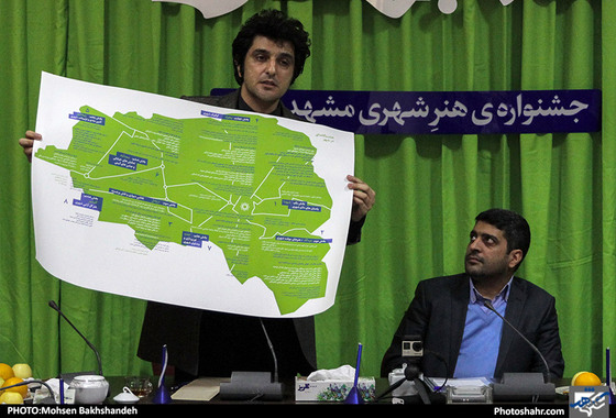  نشست خبری جشنواره هنر شهری مشهد با عنوان خانه بهار / عکس: محسن بخشنده / شهرآرا