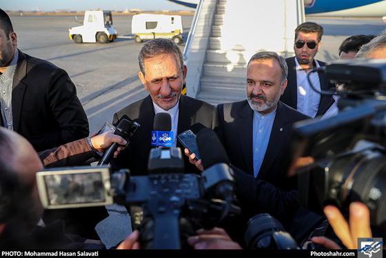 گزارش تصویری / ورود اسحاق جهانگیری معاون اول رئیس جمهور به مشهد / عکس : محمد حسن صلواتی /شهرآرا