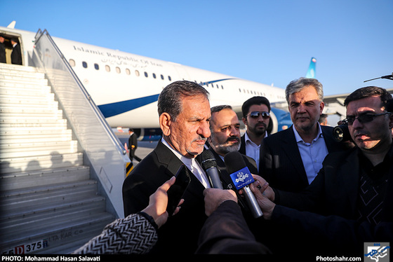 گزارش تصویری / ورود اسحاق جهانگیری معاون اول رئیس جمهور به مشهد / عکس : محمد حسن صلواتی /شهرآرا