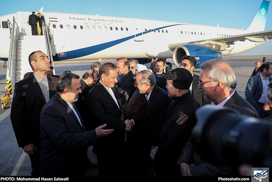 گزارش تصویری / ورود اسحاق جهانگیری معاون اول رئیس جمهور به مشهد / عکس : محمد حسن صلواتی /شهرآرا