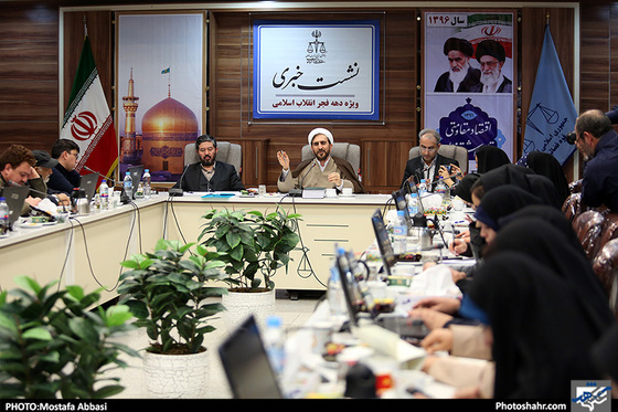 گزارش تصویری / نشست خبری رئیس کل دادگستری خراسان رضوی / عکس : مصطفی عباسی /شهرآرا